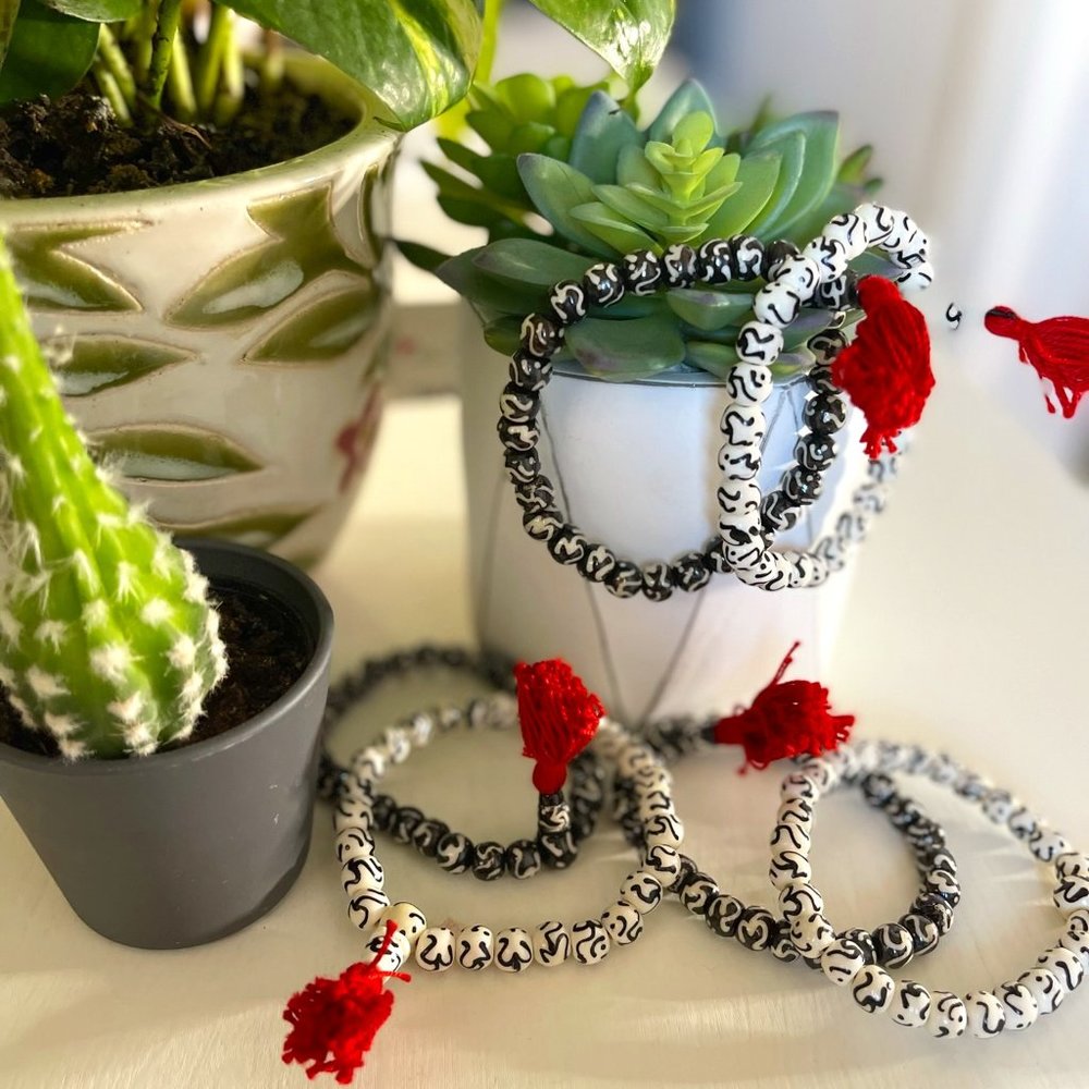 Bracelet Bone Om Mani Padme Hum